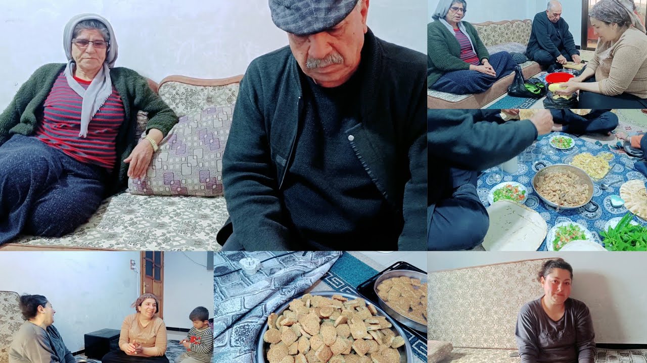 شوفو اجو لعندي امي وابي سوينا كعك العيد عطوني رايكم