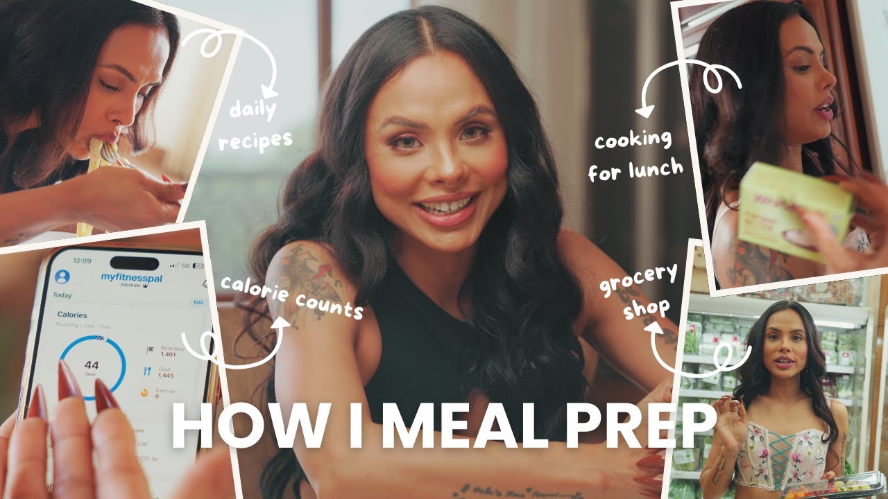How I Meal Prep for Sustainable Weight Loss | My Fitness Journey, Diet, & Workout Routine