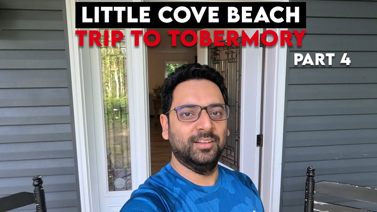 Final Day in Tobermory, Little Cove Beach | Hamilton to Tobermory Trip, Part 4 | Vlog