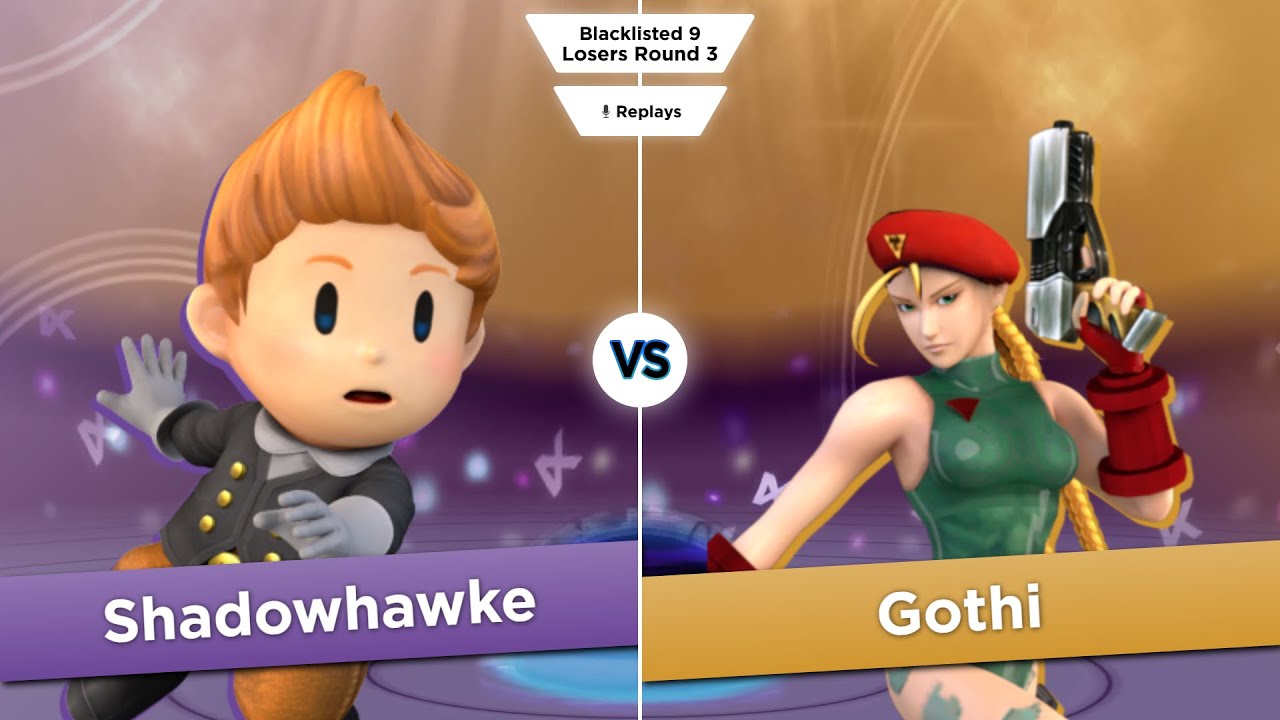 Blacklisted 9 LR3 - Shadowhawke (Lucas) vs Gothi (Zero Suit Samus)