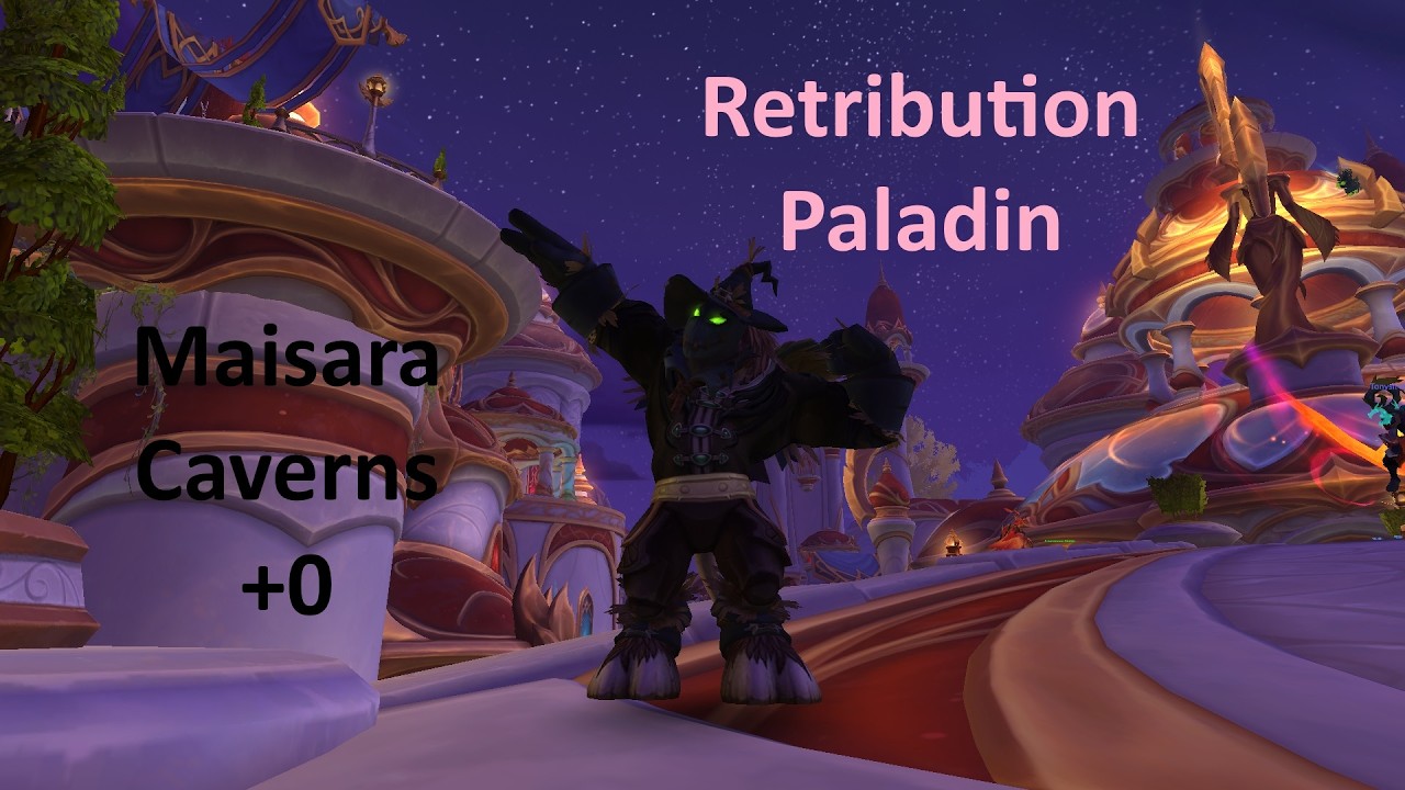 Maisara Caverns +0 | Retribution Paladin | WoW Midnight M+ | Mythic Plus | DPS POV