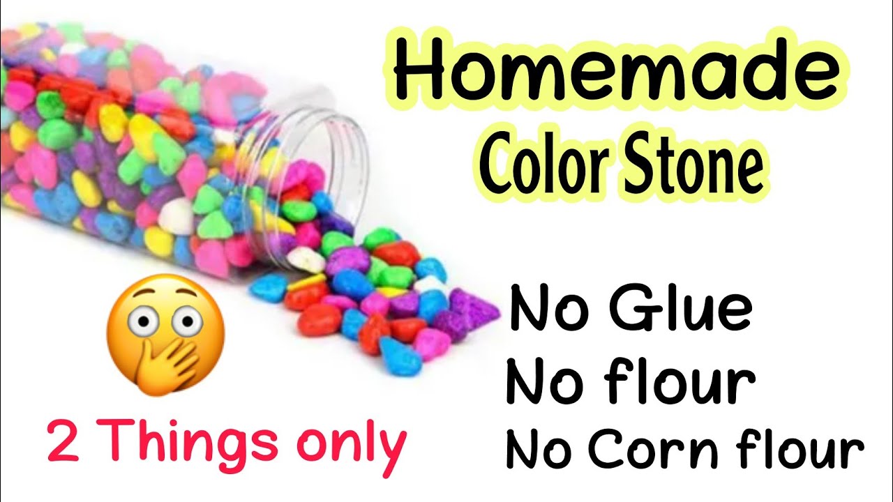 how to make color stone | diy color stone | homemade color stone | colorful stones at home