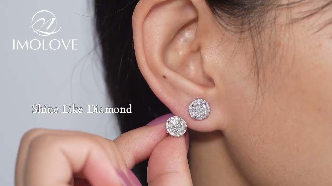 Why Choose Moissanite Stud Earrings? | Affordable Brilliance by IMOLOVE 💎