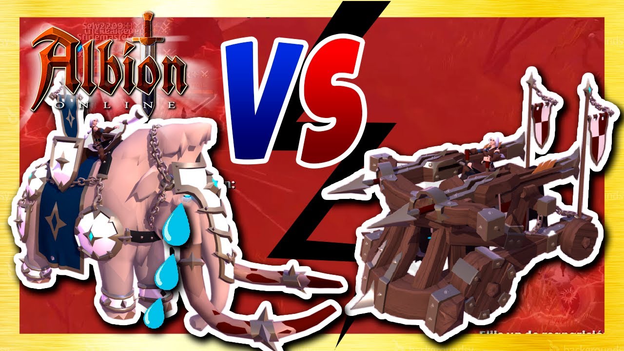 ⚔️ BALISTA acecha a un 🐘 MAMUT DE COMANDO en ALBION ONLINE
