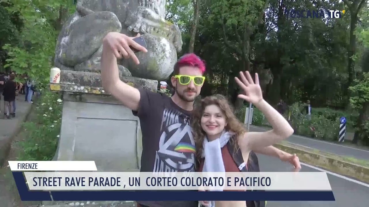 2023-04-29 FIRENZE - STREET RAVE PARADE , UN  CORTEO COLORATO E PACIFICO