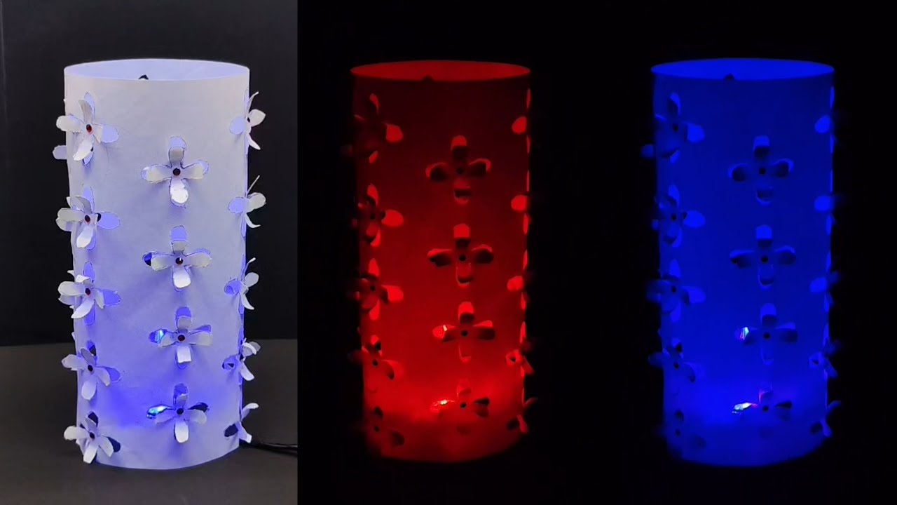 ✨ DIY Night Lamp Making at Home | Easy Handmade Craft Idea ✨