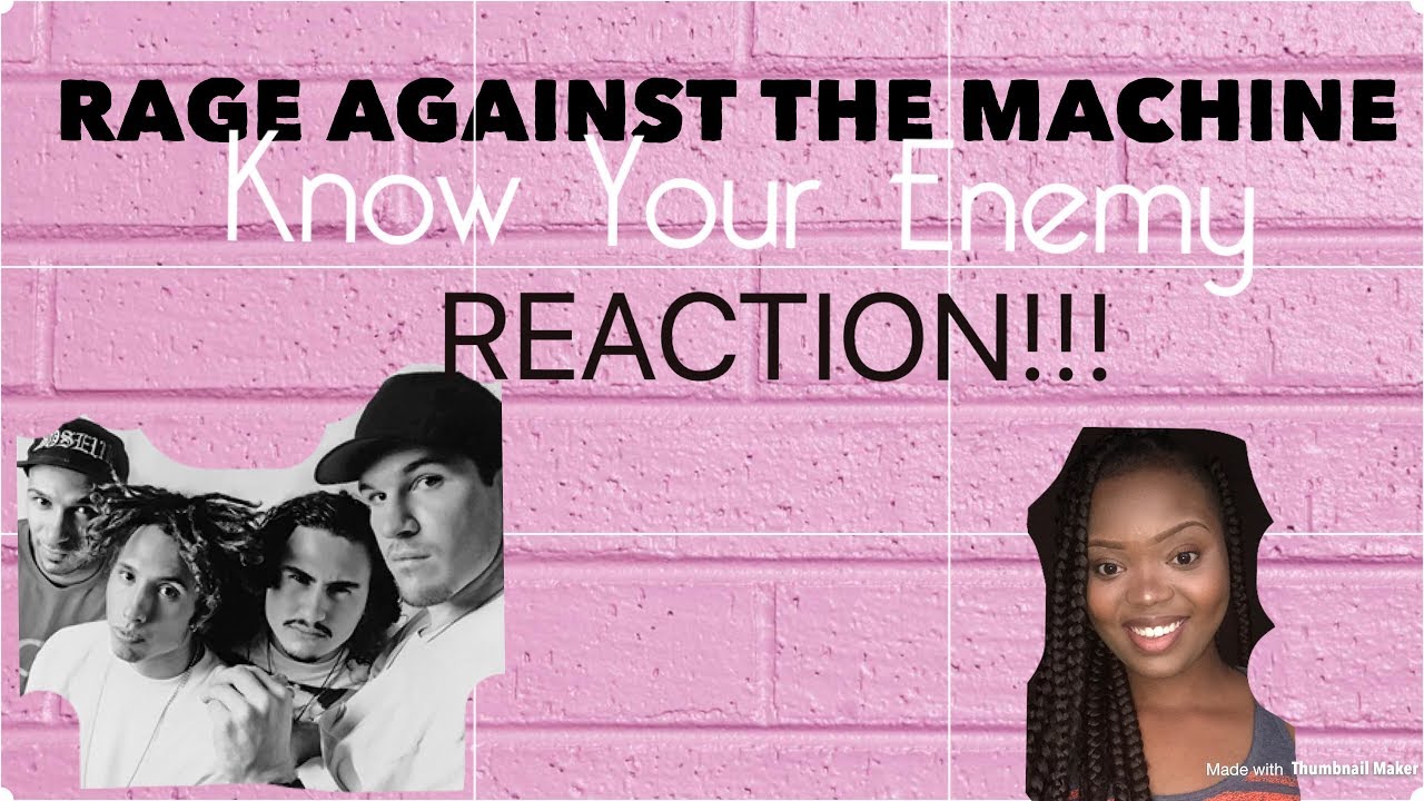 Rage Against The Machine- Know Your Enemy REACTION!!! Girl Reacts To Metal