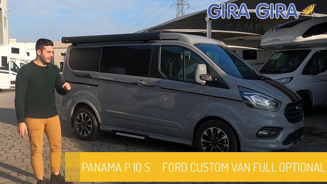 Camper Minivan PANAMA P 10 S vanlife custom 170 cv cambio automatico van ford tourneo custom transit