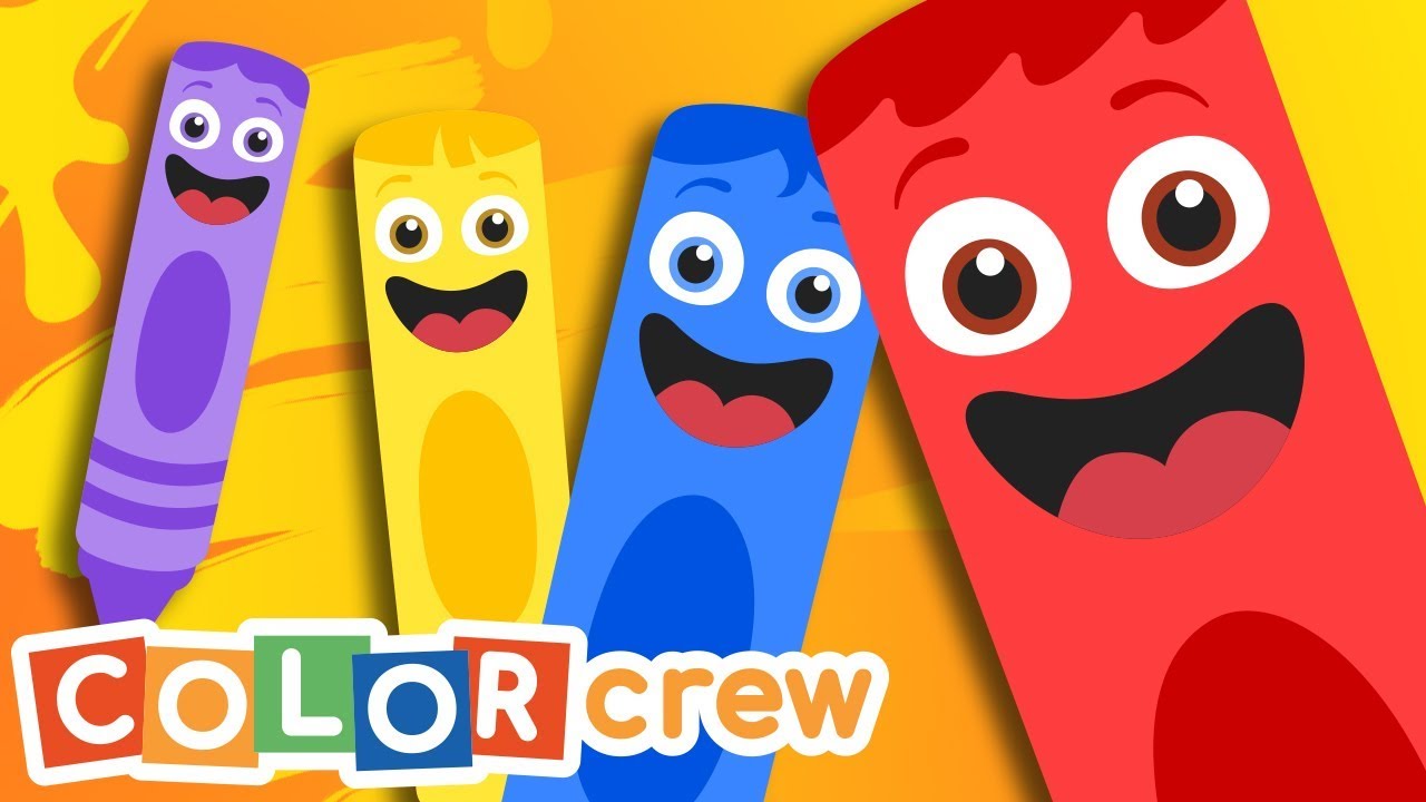 Toddler Learning Videos with Color Crew | Learn Colors | Educational video for kids | 25 minutes