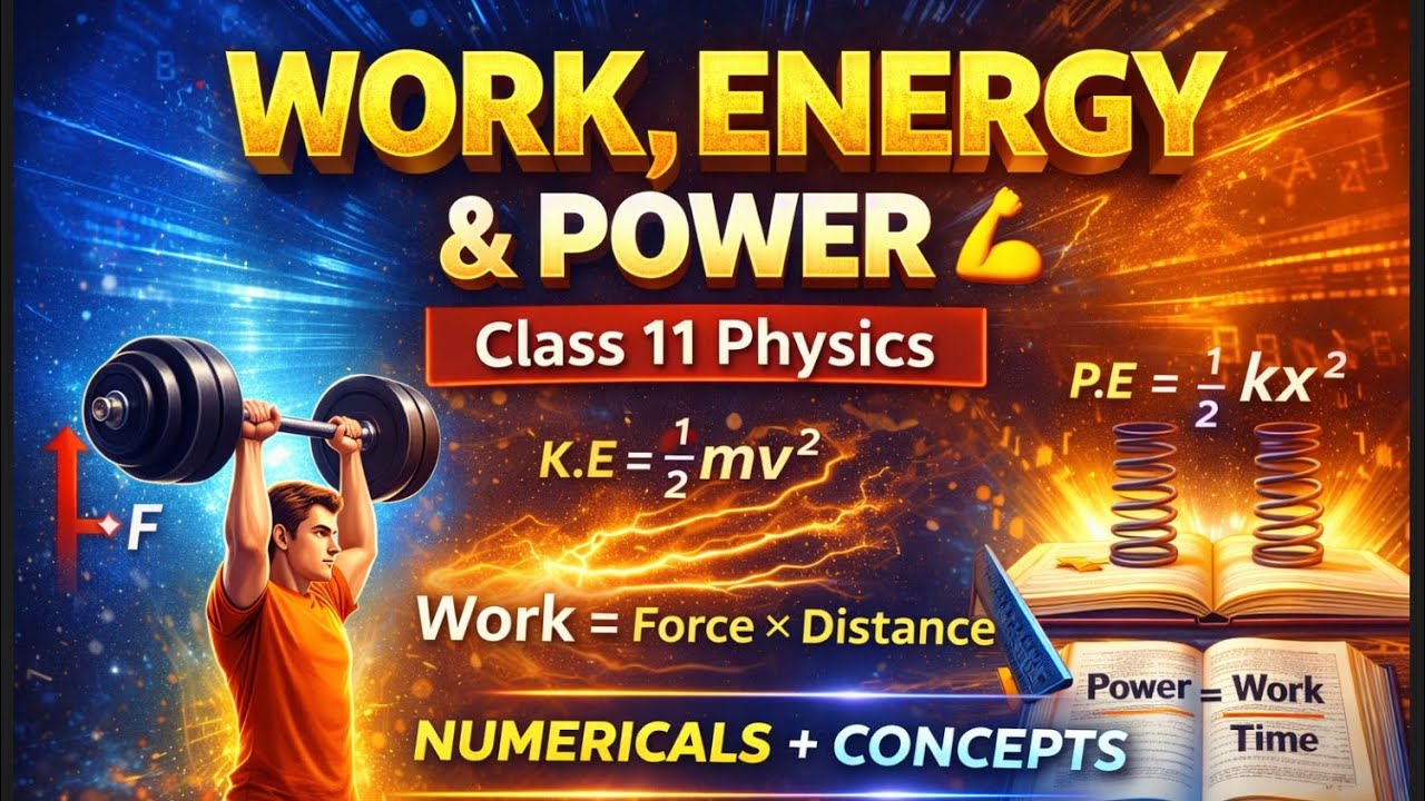 Work energy and power 📝