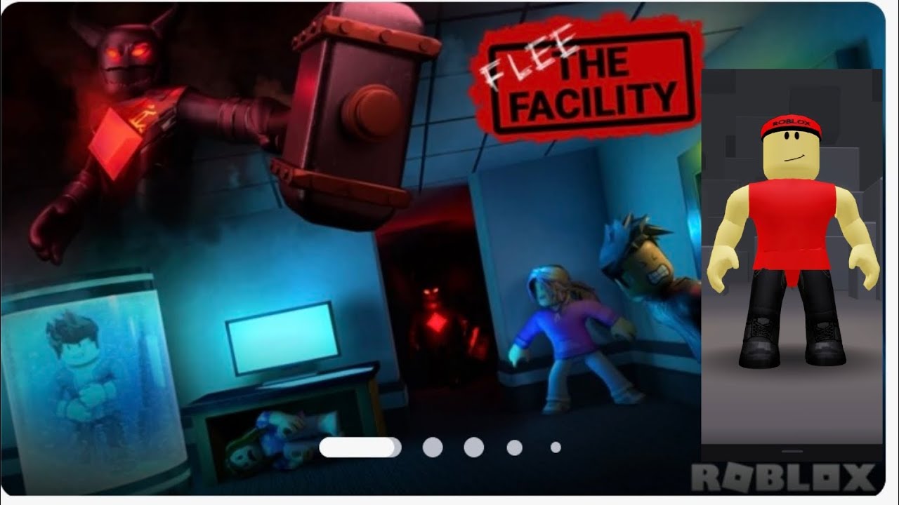 Jugando flee the facilitiy #Roblox#