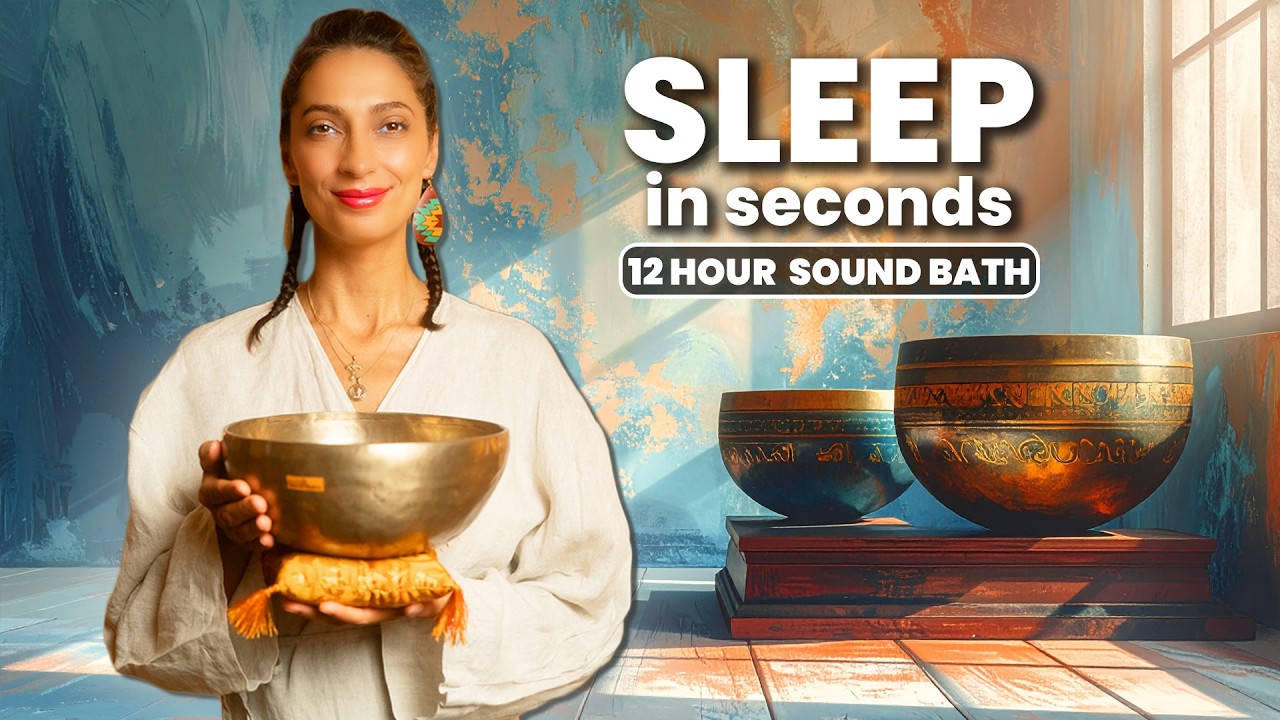 SLEEP IN SECONDS | Cortisol Detox | Sound Bath Meditation