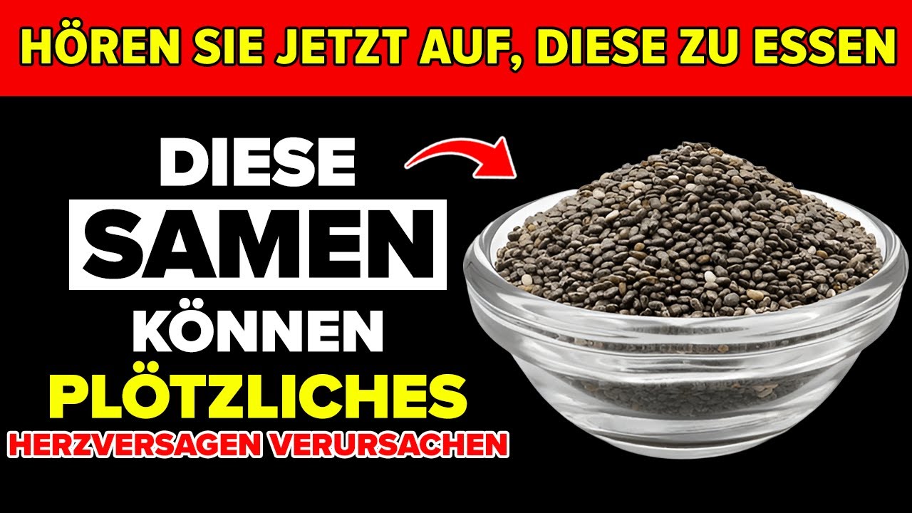 Über 60? 4 Samen, die Sie NIEMALS essen sollten + 4, die Sie UNBEDINGT täglich essen sollten