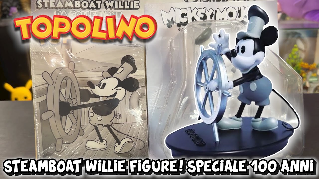 STEAMBOAT WILLIE + FRANCOBOLLO! SPECIALE 100 ANNI DISNEY! ⚓ GADGET TOPOLINO 2023 | Edicola