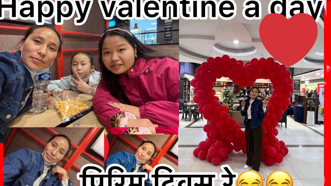 हाम्रो Valentine’s Day 💘यस्तो पो भयो  full enjoy with lovelies 🥰🥰🥰🤗🤗