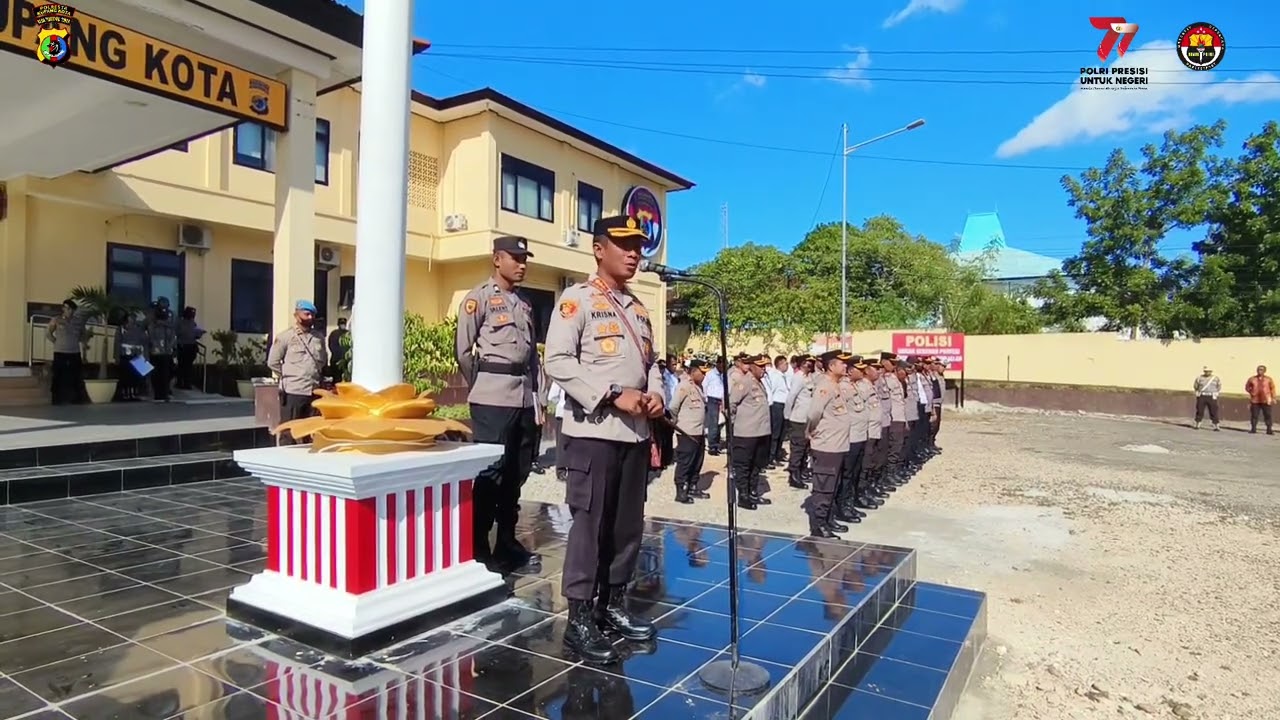 Upacara PTDH Personel Polresta Kupang Kota#polisiindonesia #polripresisi  #propam #divisihumaspolri