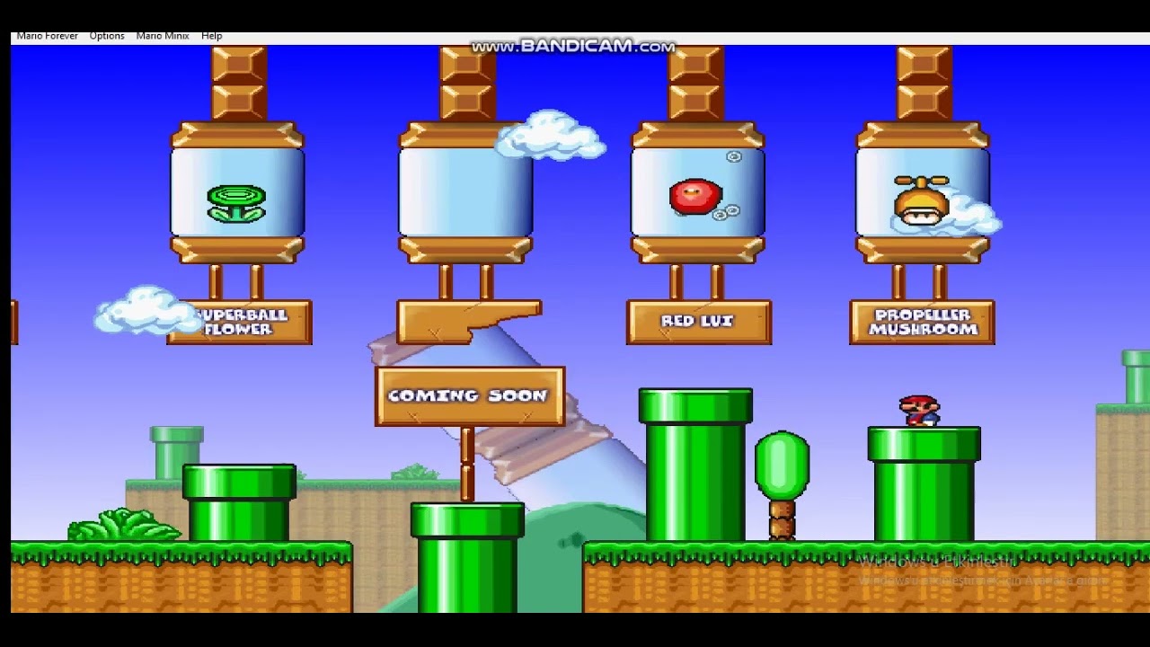 Mario Forever Remake Powerup Laboratory Red Lui and Propeller Mushroom