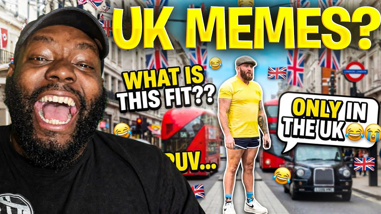 AMERICAN REACTS TO 45 MINUTES OF HILARIOUS UK MEMES!
