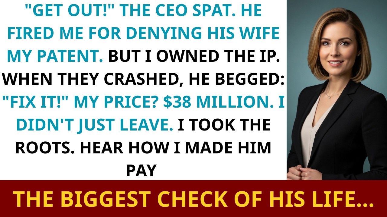 Axed for Denying the CEO's Wife? I Took $38M in Patents and Walked
