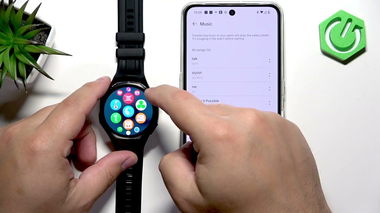 HUAWEI Watch GT 6 Pro Active — как загрузить музыку