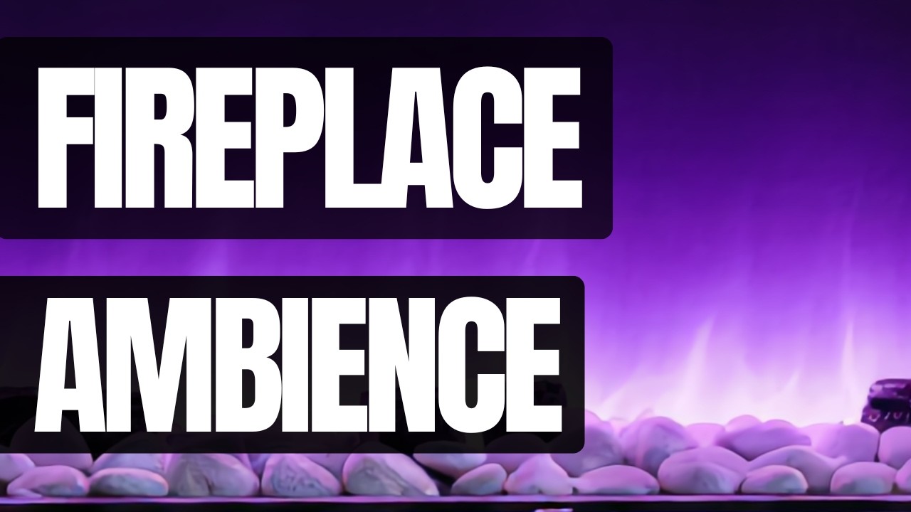 Elegant Fireplace with Jazz Music - Perfect Coffee Shop Ambience : 8 hours