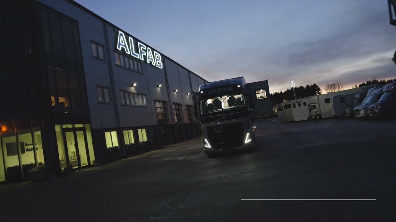 ALFAB Limited Edition H&auml;stlastbil p&aring; Volvo FH