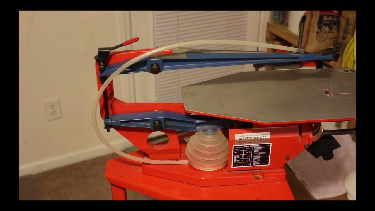 Hegner scroll saw upgrade to Quick Release Tension Rod
