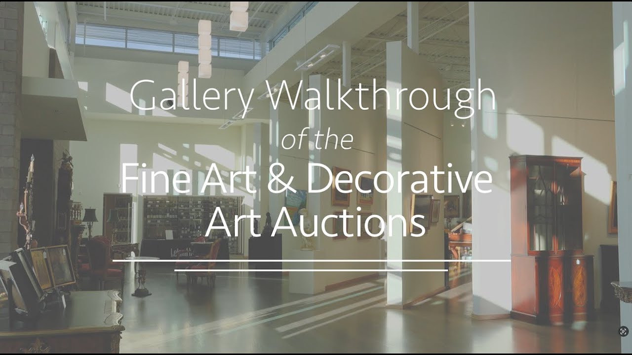 Art Gallery Tour | Fine Art & Decorative Art Auction