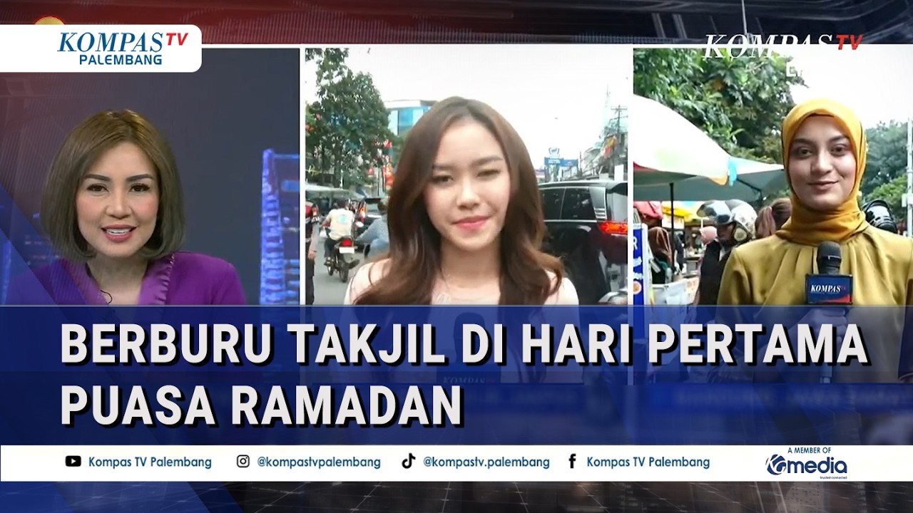 Laporan Langsung! Antusian Warga Berburu Takjil di Hari Pertama Puasa Ramadan