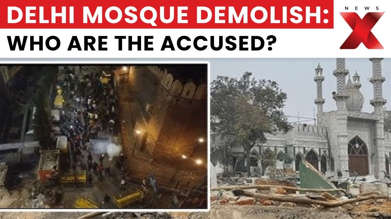 Faiz-e-Elahi Masjid Drive: Stone-Pelting Accused Brought Before Tis Hazari Court | Delhi Demolition