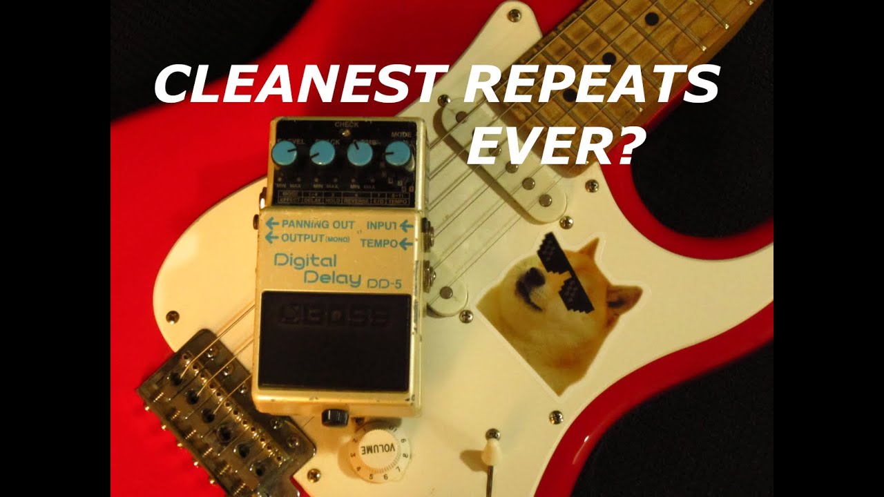 boss dd5 nostalgia-my first delay pedal