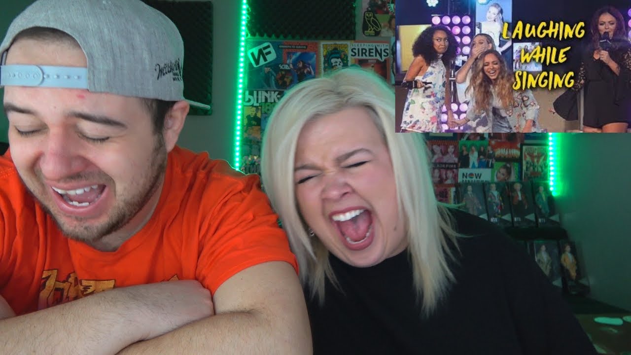 Little Mix Laughing While Singing | COUPLE REACTION VIDEO