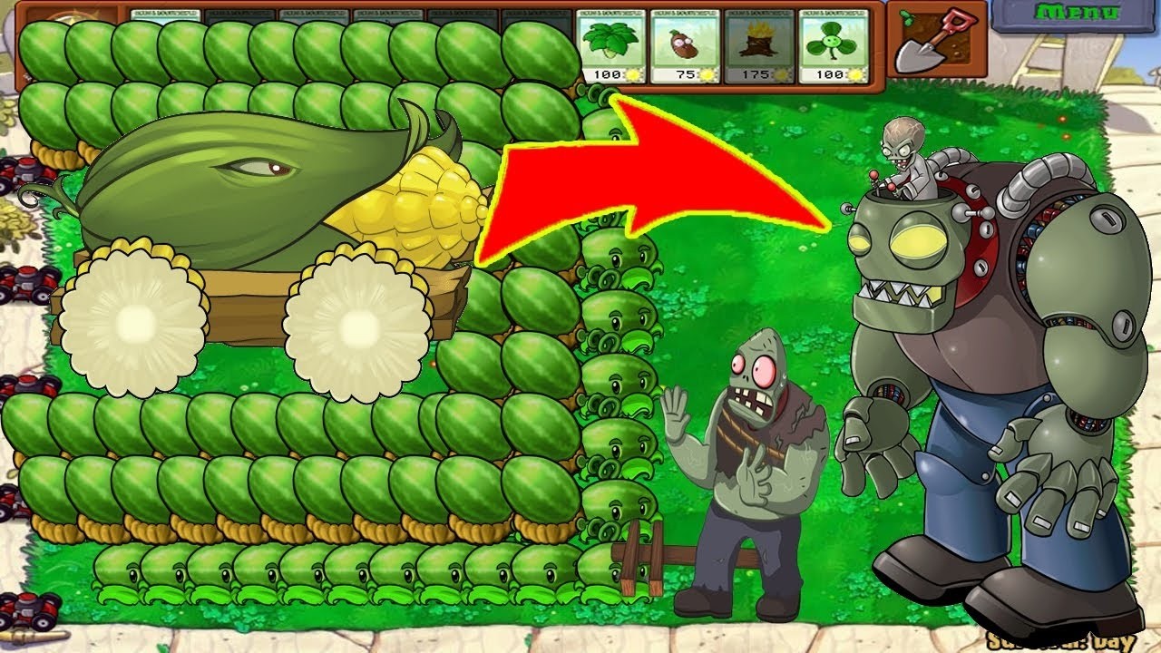Melon Pult vs ALL Zombies vs Dr Zomboss | Plants vs Zombies Ultimate Hack Challenge