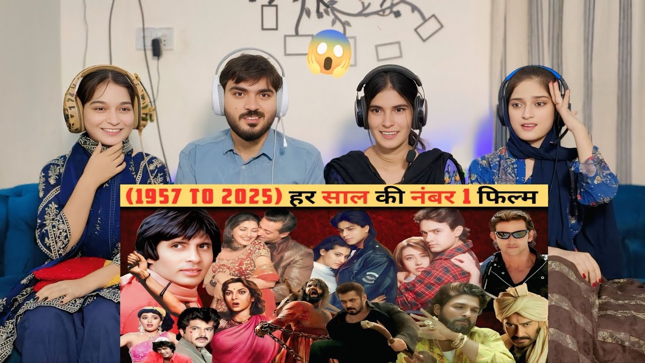 हर साल की नंबर 1 फिल्म (1957 To 2025) Reaction Indian Cinema High Grossing Movies List Earning 