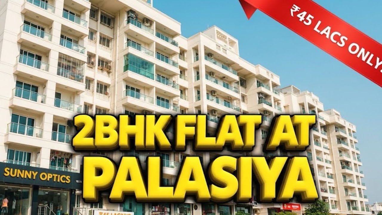 Продается 2-комнатная квартира в Индоре | Главная дорога Паласия | Всего 45 лакхов