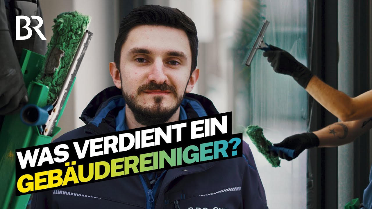 Putzen und Saubermachen mit Meistertitel: Das verdient ein Gebäudereiniger | Lohnt sich das? | BR
