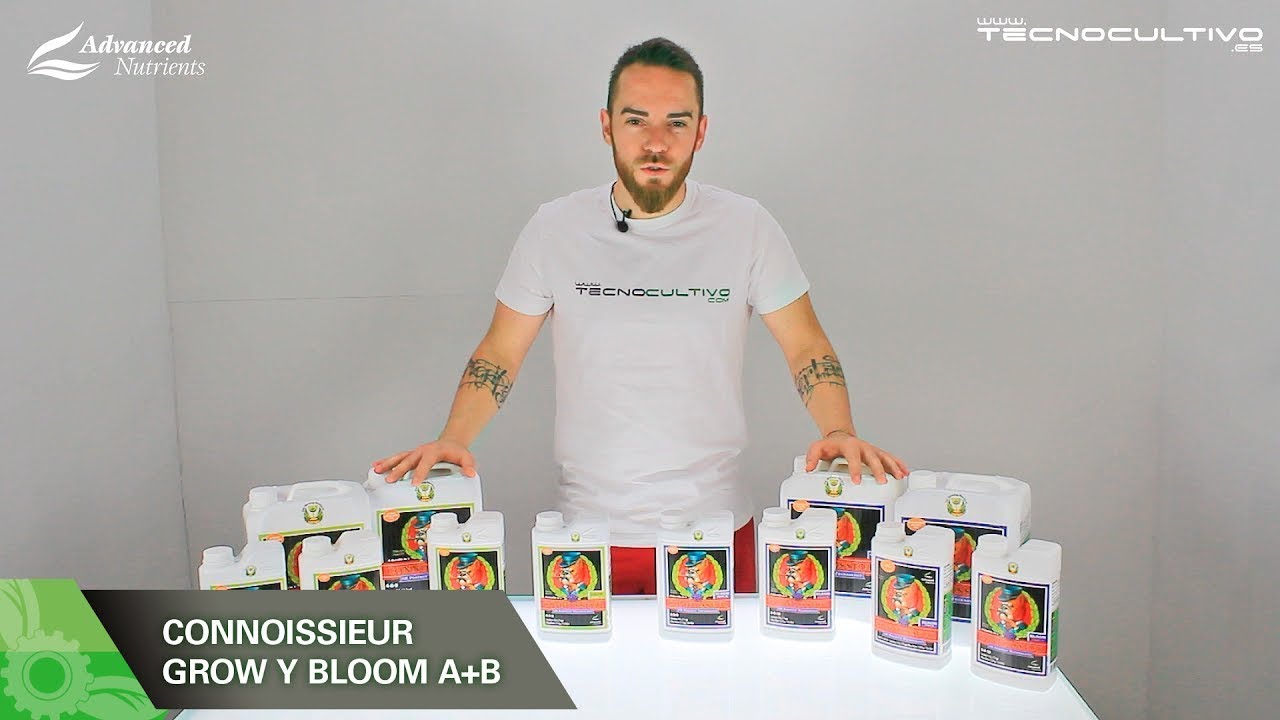 Fertilizante Connoisseur Grow y Bloom A+B de Advanced Nutrients