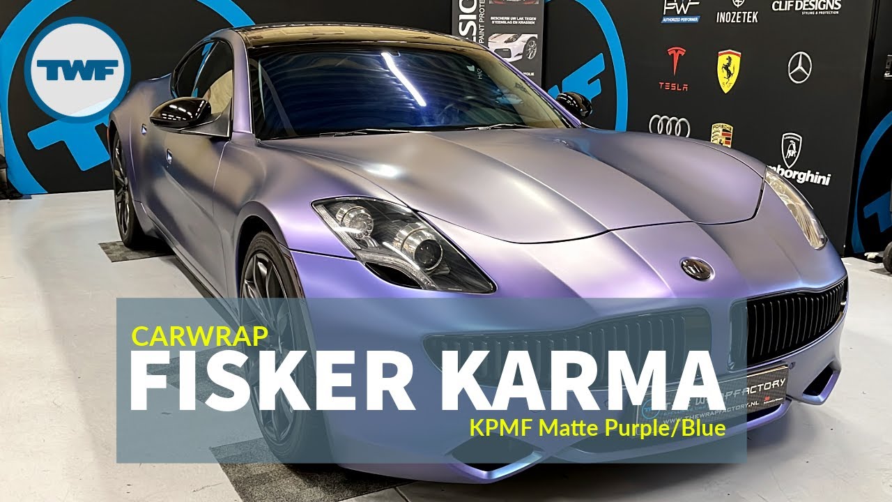 Fisker Karma carwrap & Window Tint