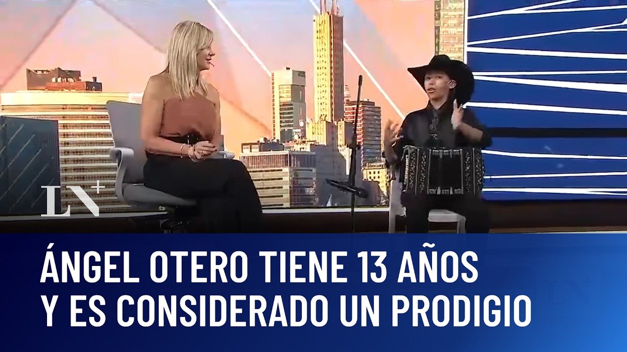 Ángel Otero tiene 13 años, toca el bandoneón y es considerado un prodigio