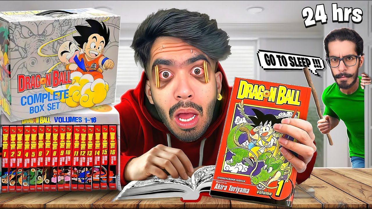 I Read All Of Dragon Ball Manga in 24 Hours | Complete Dragon Ball Story
