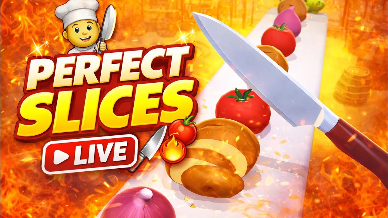 Perfect Slices Live Now 🍎🔪 gameplay #95 #live #shortslive #shortsfeed