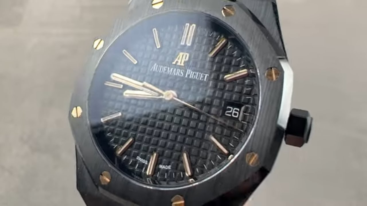 Обзор часов Audemars Piguet Royal Oak Black Ceramic 34 мм 77350CE.OO.1266CE.01