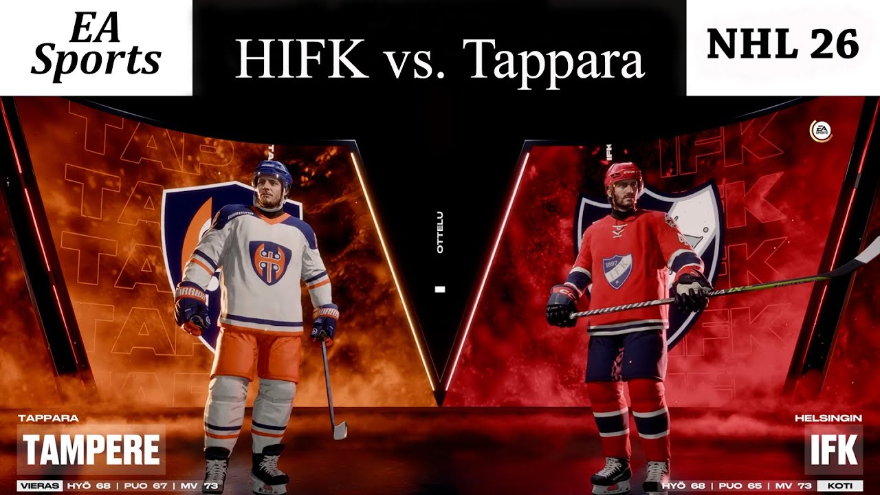 NHL 26 - Liiga - HIFK vs. Tappara
