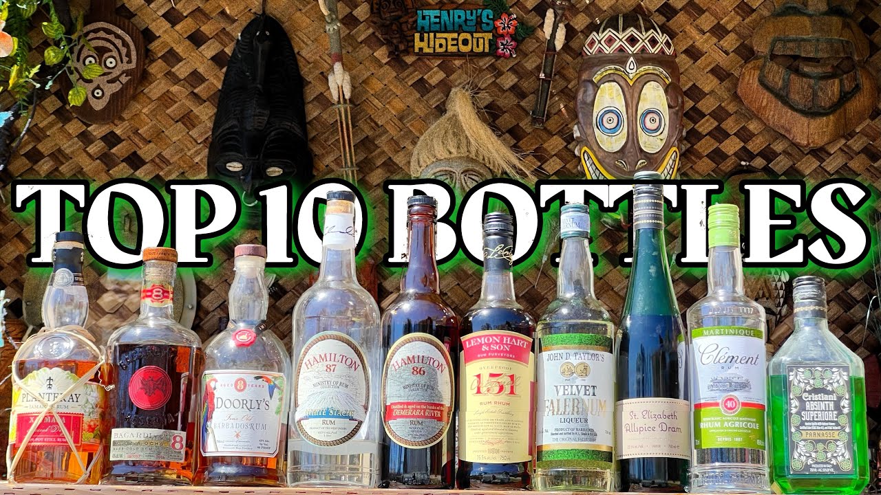 Top 10 Bottles EVERY Tiki Bar NEEDS