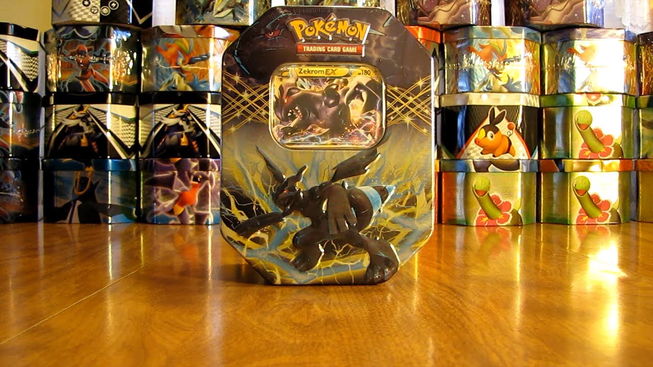 30 Pokemon Tin Opening:  Zekrom EX