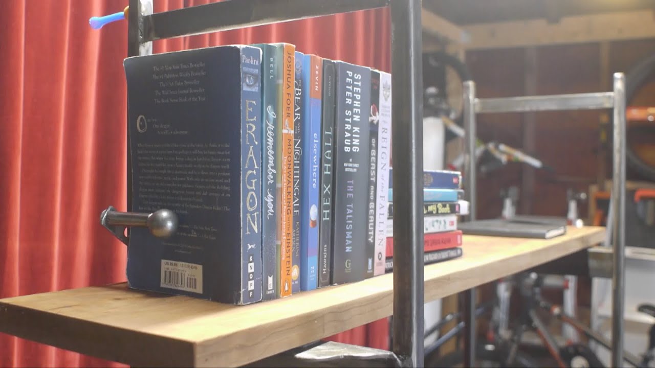 Fabricating a Steel and Cherry Bookshelf