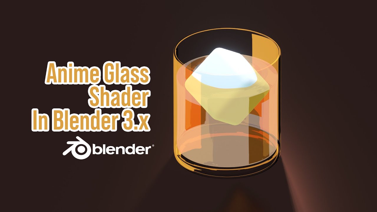 How to make Anime glass shader in blender 3.x