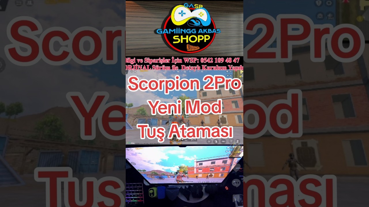 #scorpion  2Pro Yeni Mod #Tuş Ataması Nasıl Yapılır #Halı modu
