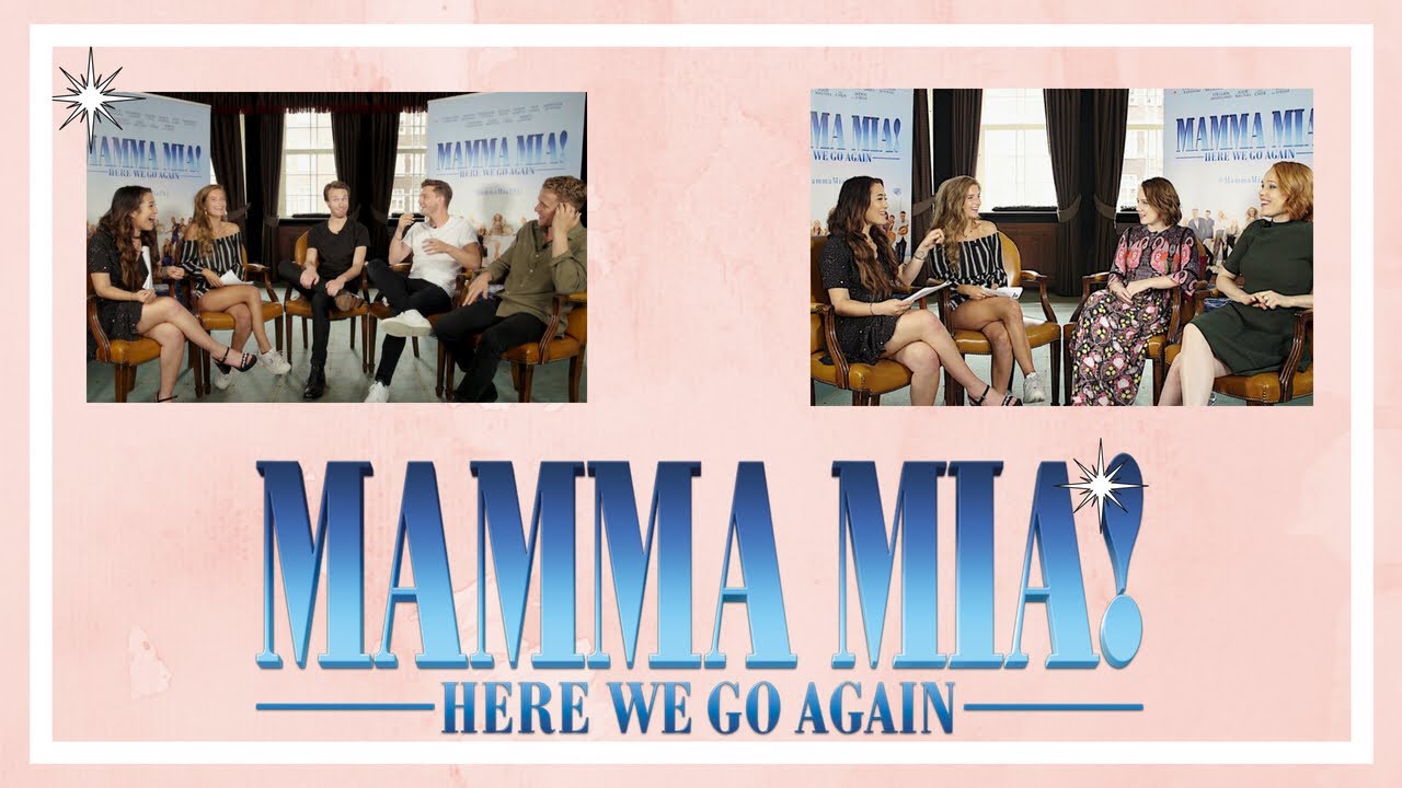 CAST MAMMA MIA 2 INTERVIEWEN!! | JULIA VAN BERGEN