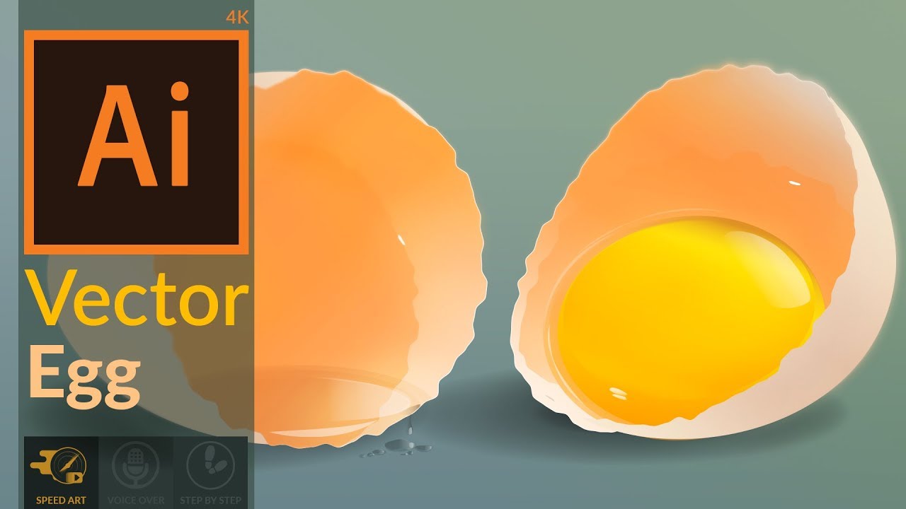 Drawing an egg | vector art work in Adobe illustrator CC